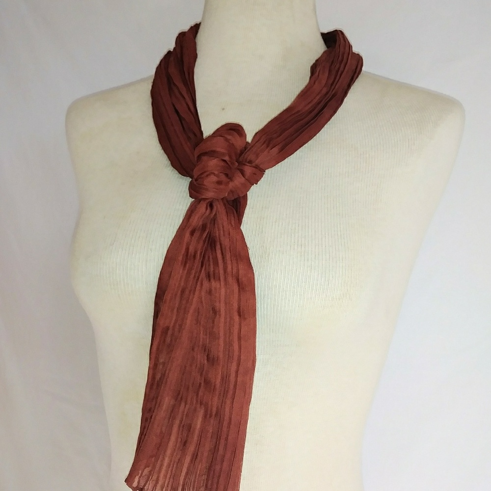 🤎 Rust Tone Scarf #hundredsofscarves - Picture 2 of 5